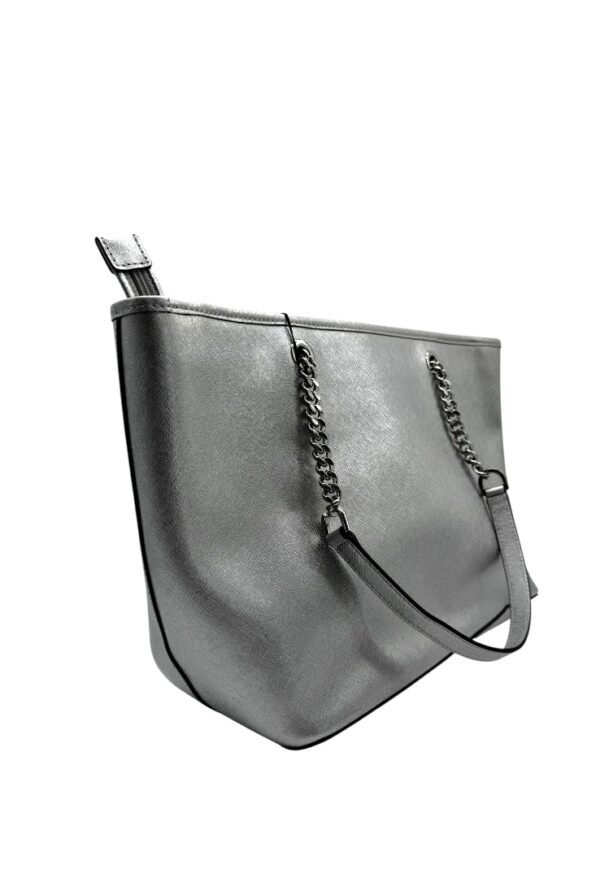 MICHEL KORS - JET SET TOTE SILVER - Image 11